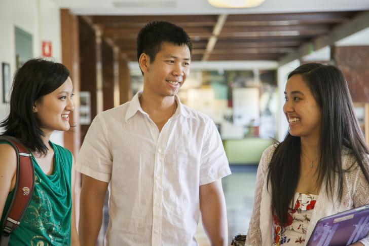 three bastyr students