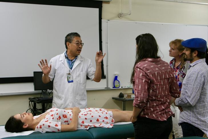 Acupuncture class