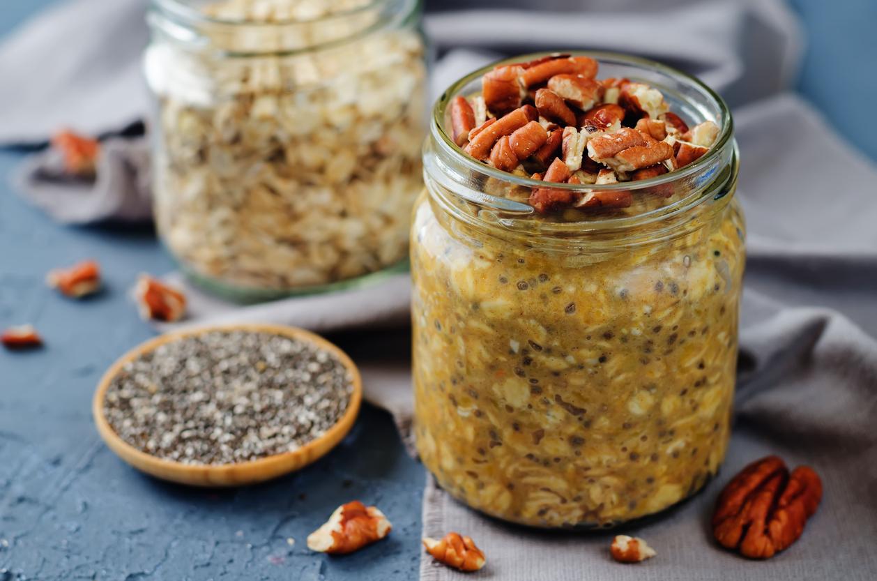 pumpkin pie overnight oats